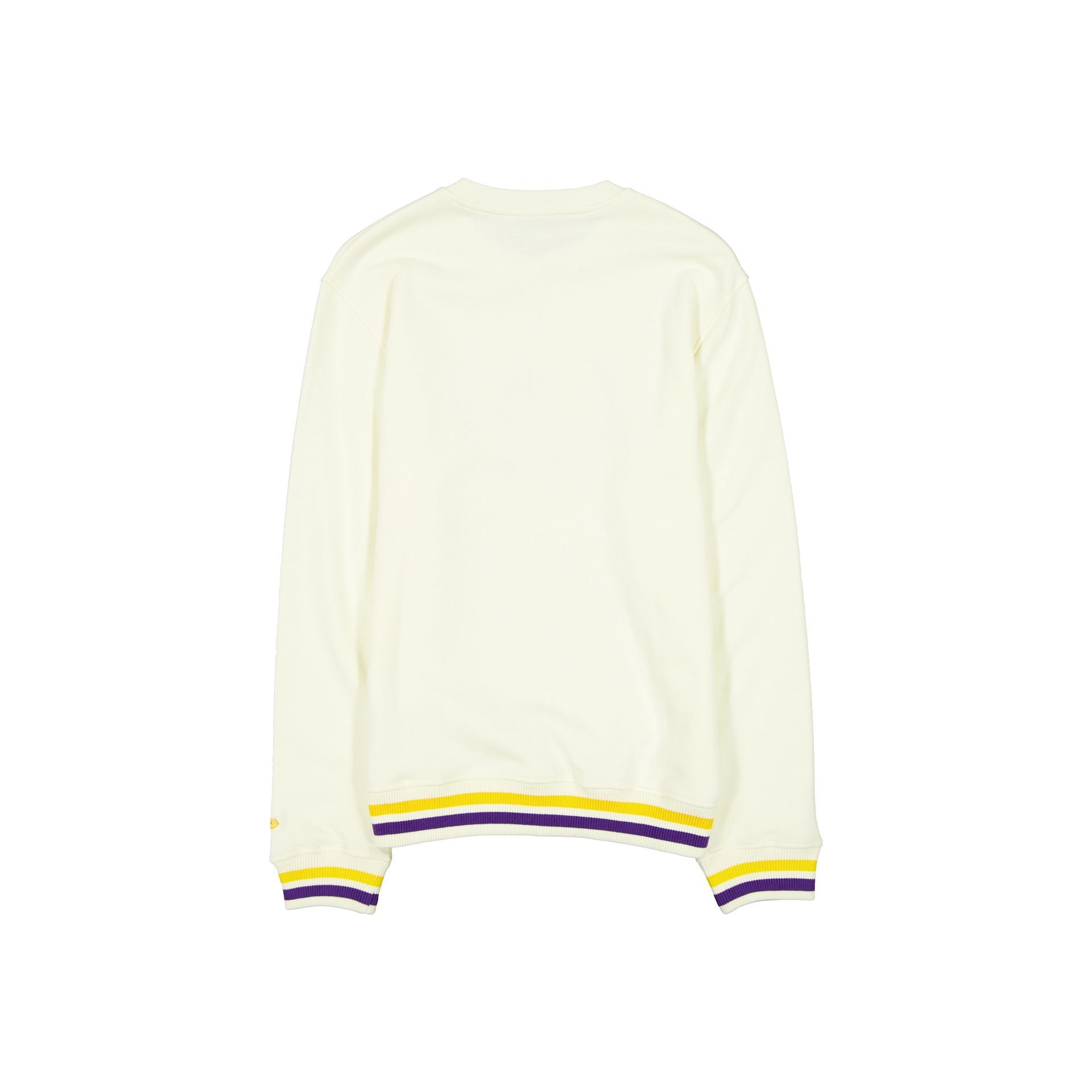 Los Angeles Lakers Throwback Chrome White Crewneck