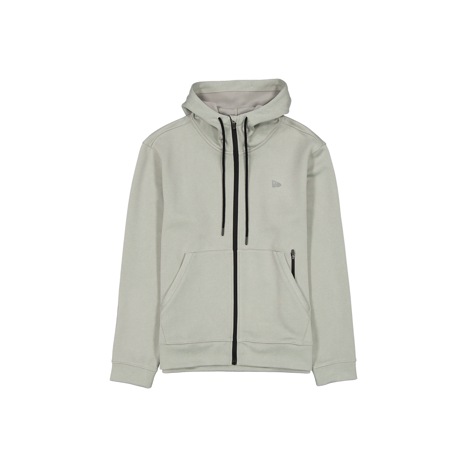 New Era Branded Train Heather Gray Full-Zip Hoodie