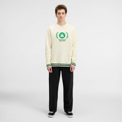 Houston Astros Throwback Chrome White Crewneck