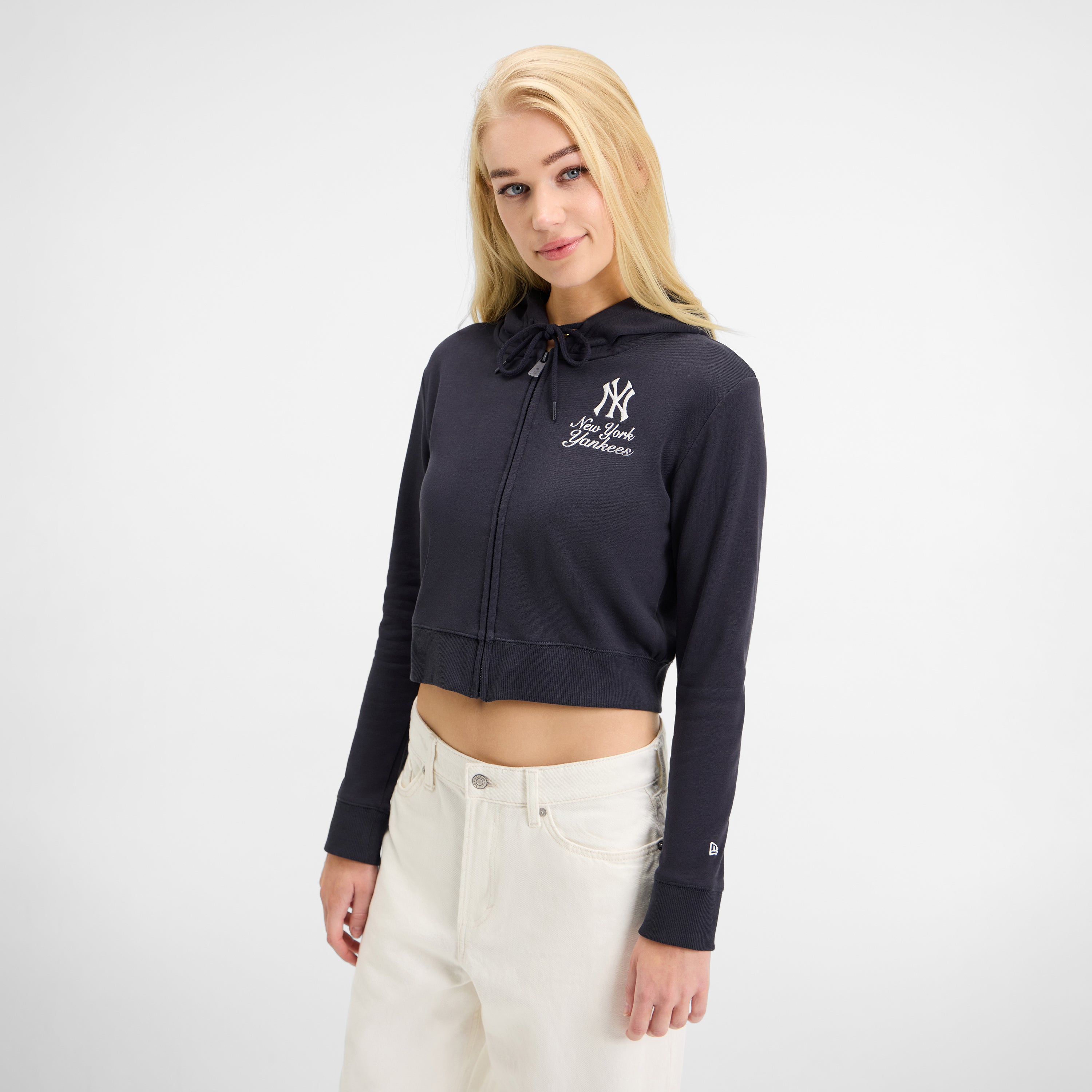 Toronto Blue Jays Game Day Cropped Women's Zipper Hoodie