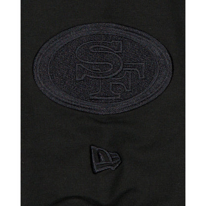 San Francisco 49ers Black on Black Logo Select Hoodie