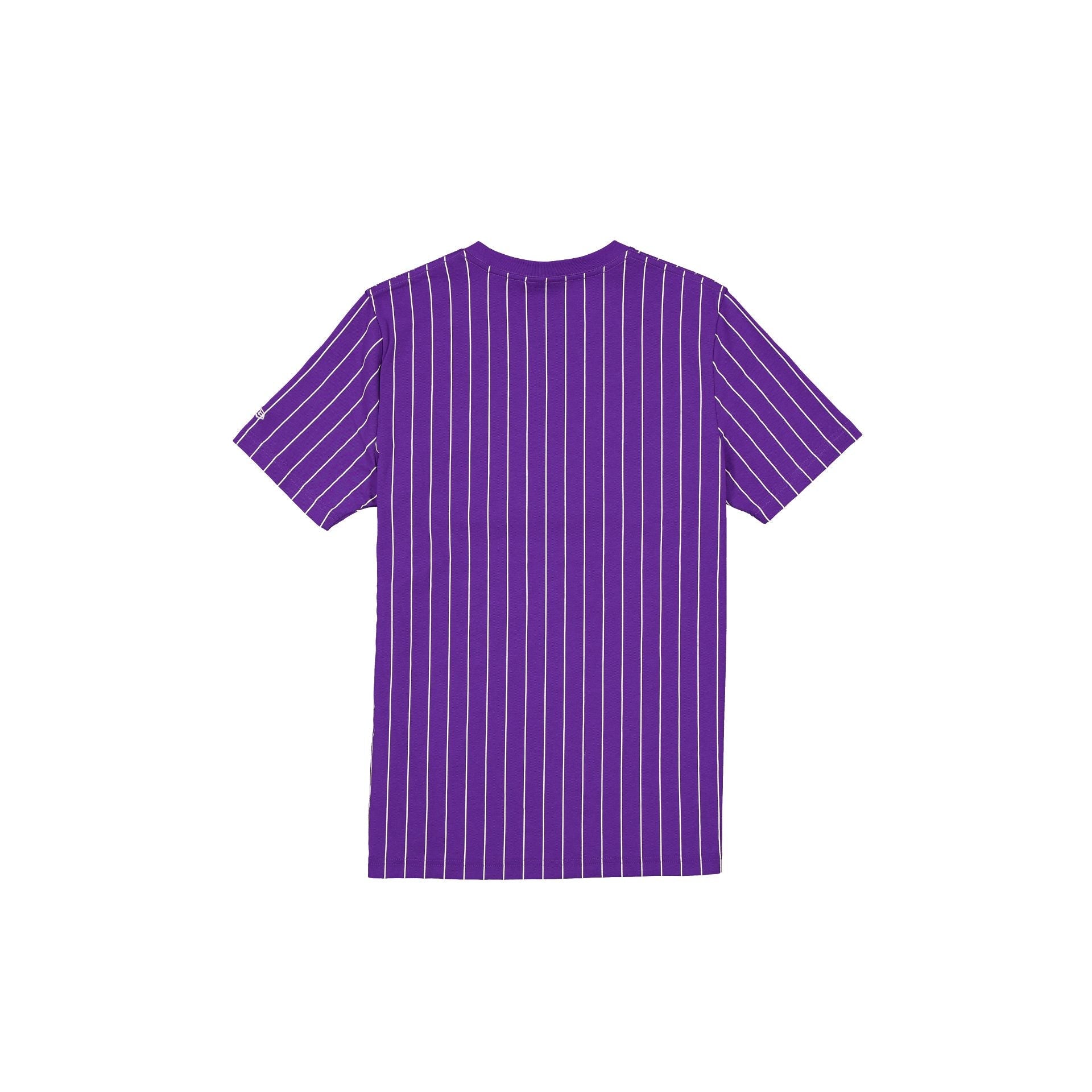 Colorado Rockies Throwback Pinstripe Wordmark T-Shirt