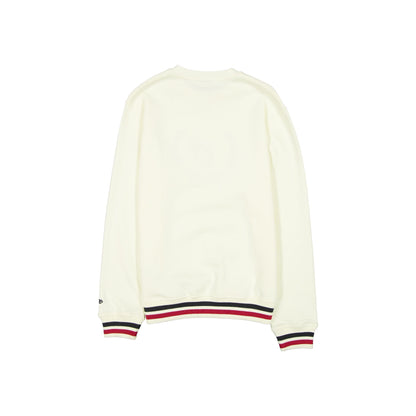 Miami Heat Throwback Chrome White Crewneck