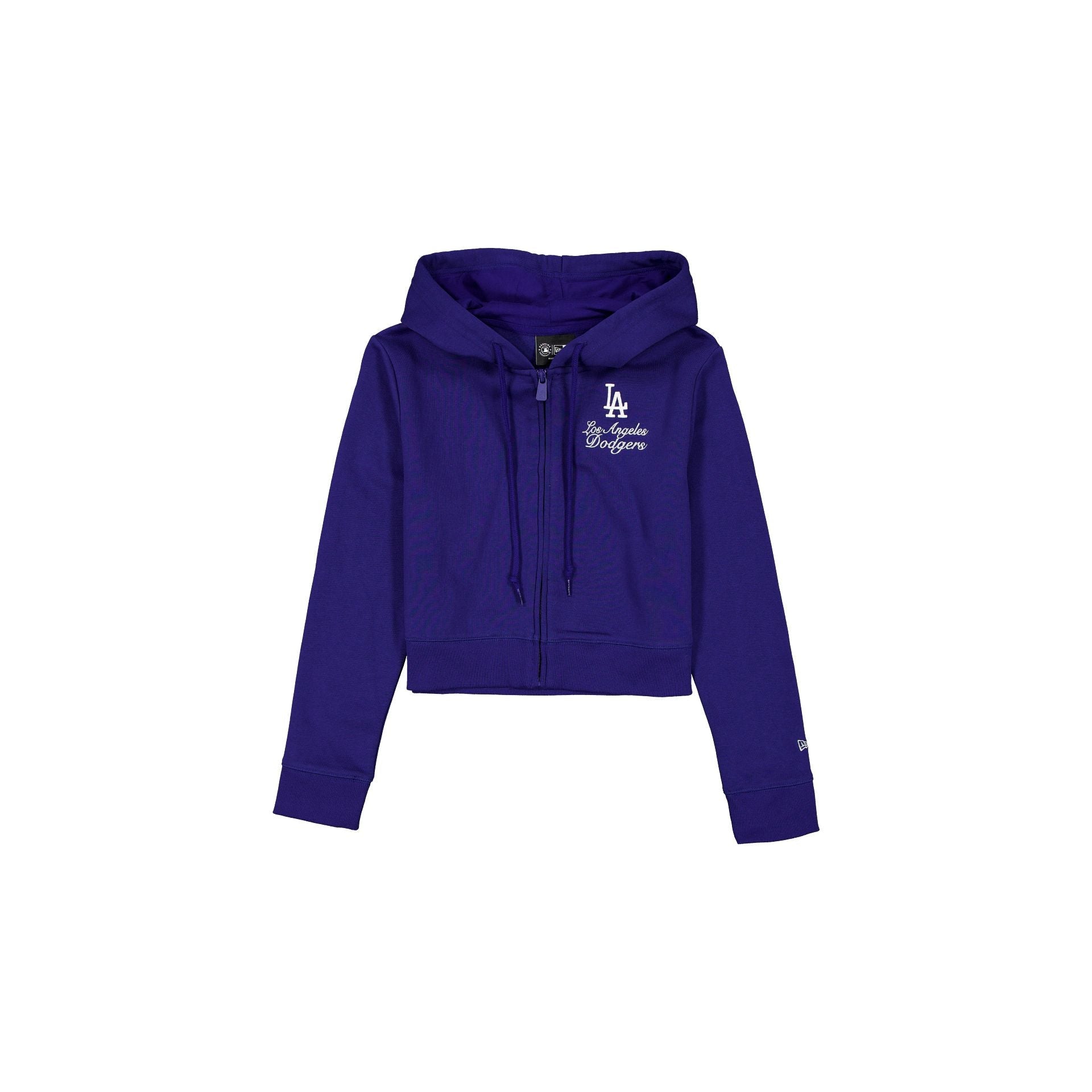 Los Angeles Dodgers Game Day Cropped Women's Zipper Hoodie