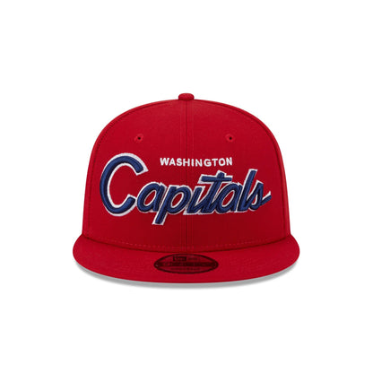 Washington Capitals Script 9FIFTY Snapback Hat