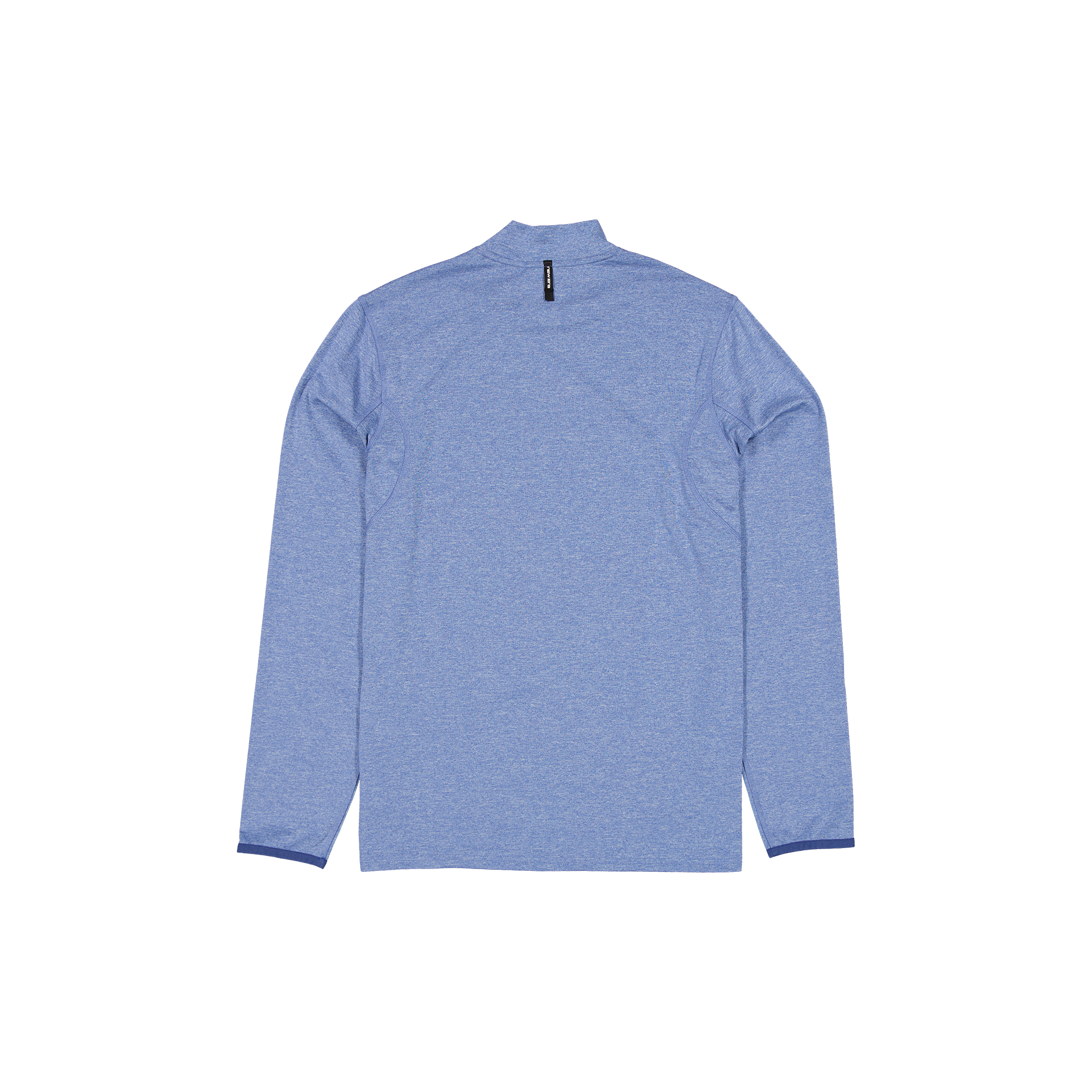 New Era Branded Golf Heather Indigo Blue Long-Sleeve Shirt
