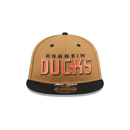 Anaheim Ducks Wheat Retro Crown 9FIFTY Snapback Hat
