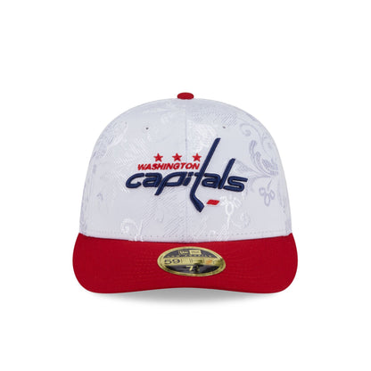 Washington Capitals Floral Shine Low Profile 59FIFTY Fitted Hat