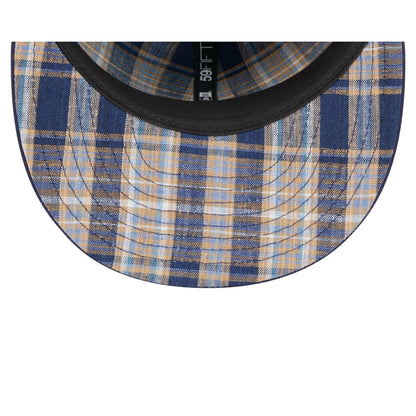 Cincinnati Reds Blue Tartan 59FIFTY Fitted Hat
