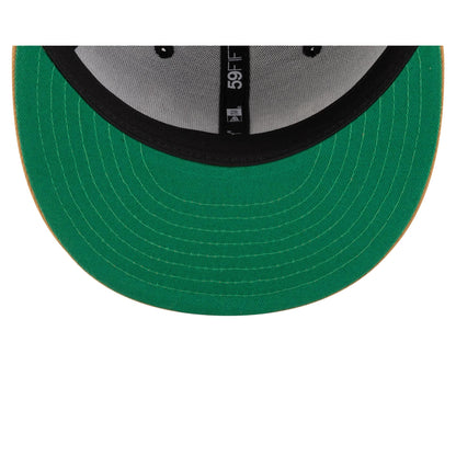 Alabama Crimson Tide Black Tonal Wheat 59FIFTY Fitted Hat